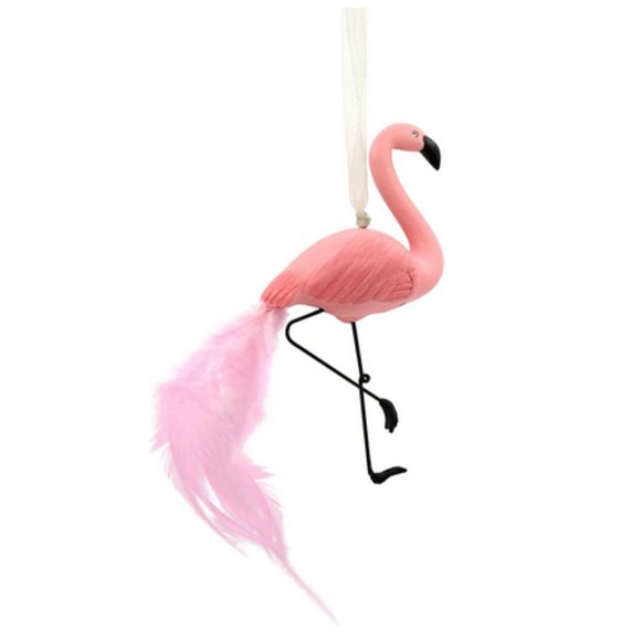 Hallmark Signature Flamingo "Life is too Short to be Subtle" Christmas Ornament - Picture 1 of 7